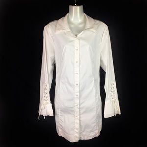 SOFT SURROUNDINGS | lace up tunic